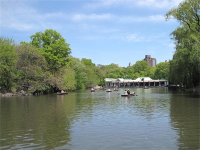 Central Park roddbåt